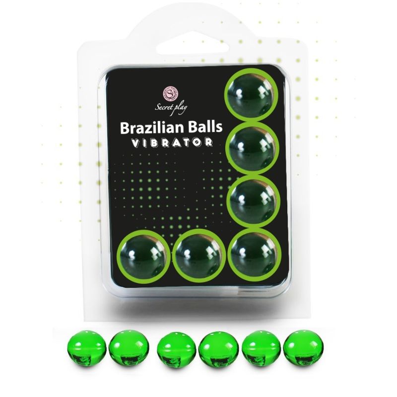 Conjunto SecretPlay Vibrador: 6 cápsulas que trazem a sensação de vibração para a sua pele.