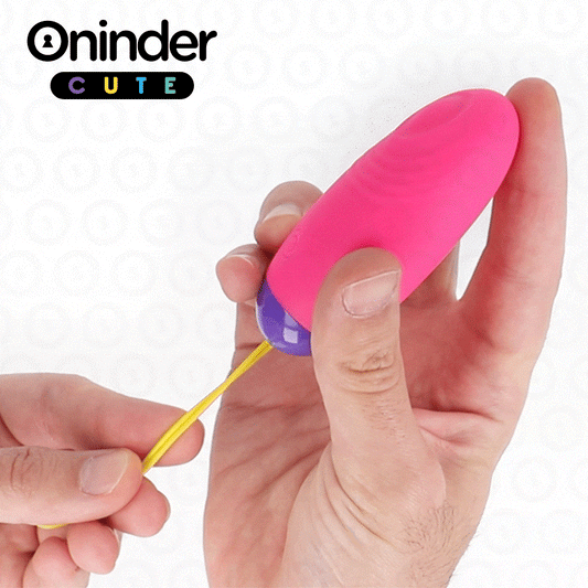 OVO DE SILICONE COM VIBRO-ONDAS - DIAMORA