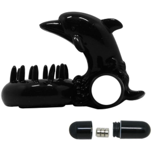 Anatomia Sweet Dolphin: Foco macro na aba superior em forma de golfinho, esculpida para proporcionar uma estimulação clitoridiana precisa e envolvente.