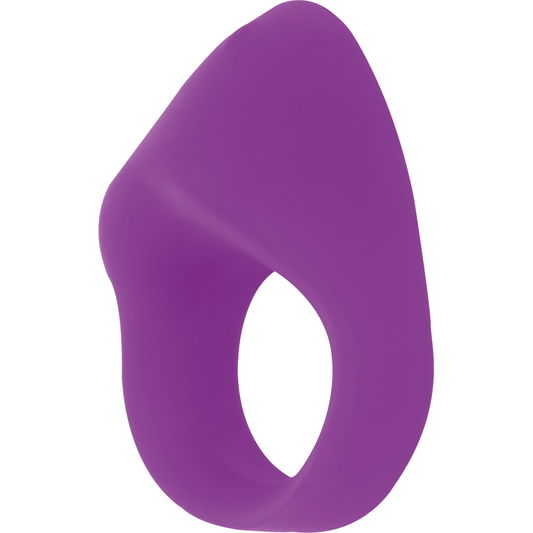 Anel Peniano Vibratório Intense Oto Lilas: Estimulador de casal recarregável em silicone premium lilás com crista de estímulo focada.