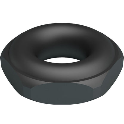 Anel Peniano e Escrotal Crazy Bull Jarvius: Dispositivo ergonómico de retenção masculina em silicone premium preto. Diamora