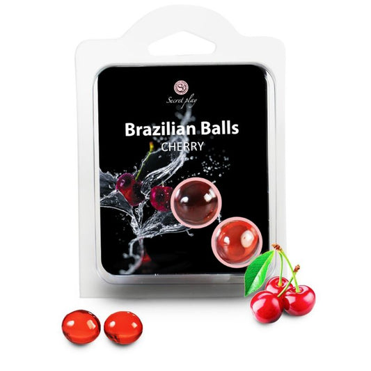 Bolas Brasileiras Cherry: A doçura da cereja numa explosão de óleo sedutor para a sua pele.