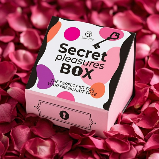Caixa de Prazeres Secret Play: Tudo o que precisa para uma noite de descoberta sensorial a dois.