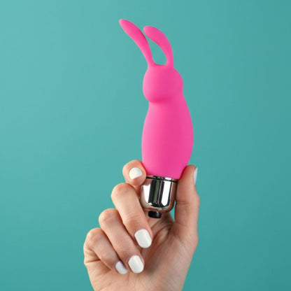 Coelho Roger: O clássico da estimulação dupla agora em silicone médico.
