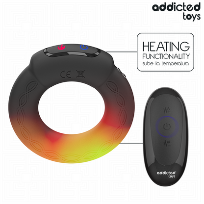 Comando Sem Fios: Foco no comando à distância compacto e ergonómico, demonstrando a facilidade de mudar ritmos à distância.