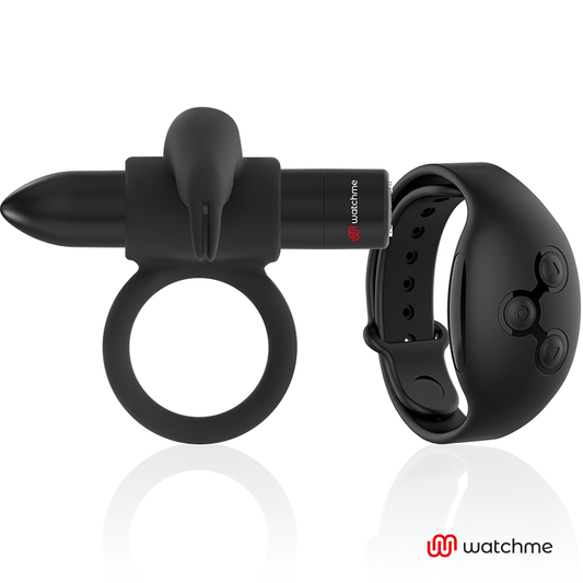 Comando de Pulso WatchMe: Detalhe macro do relógio posicionado no braço, demonstrando a ergonomia e a facilidade de controlo à distância.