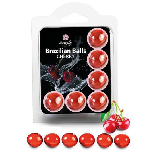 Conjunto SecretPlay Cereja: 6 explosões de aroma e suavidade para a sua pele.