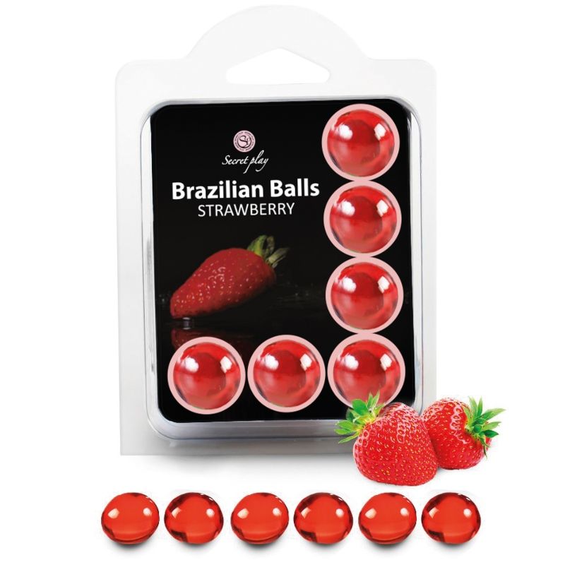 Conjunto SecretPlay Morango: 6 explosões de aroma clássico e suavidade para a sua pele.