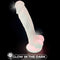 Silexd Modelo 1 – Dildo Realista Premium com Tecnologia Termo-Reativa Silexpan, Efeito Brilha no Escuro e Ventosa (17,5 cm) - Rosa Fluorescente
