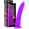Delta Club Toys Lilac – Dildo Ergonómico de Silicone Médico Premium, Textura Acetinada e Ventosa de Fixação (20 cm)