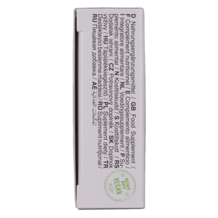 Embalagem Discreta para a Mesinha: Foco na caixa de 10 cápsulas perfeitamente integrada num quarto ou espaço masculino moderno, demonstrando elegância e sofisticação.