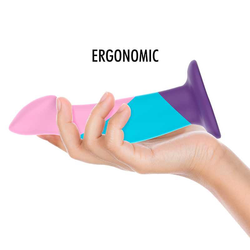 Engenharia de Formas dermo-compatíveis: Plano macro focado nos anéis e texturas de silicone cirúrgico, comunicando a suavidade do toque aveludado e a massagem interna progressiva.