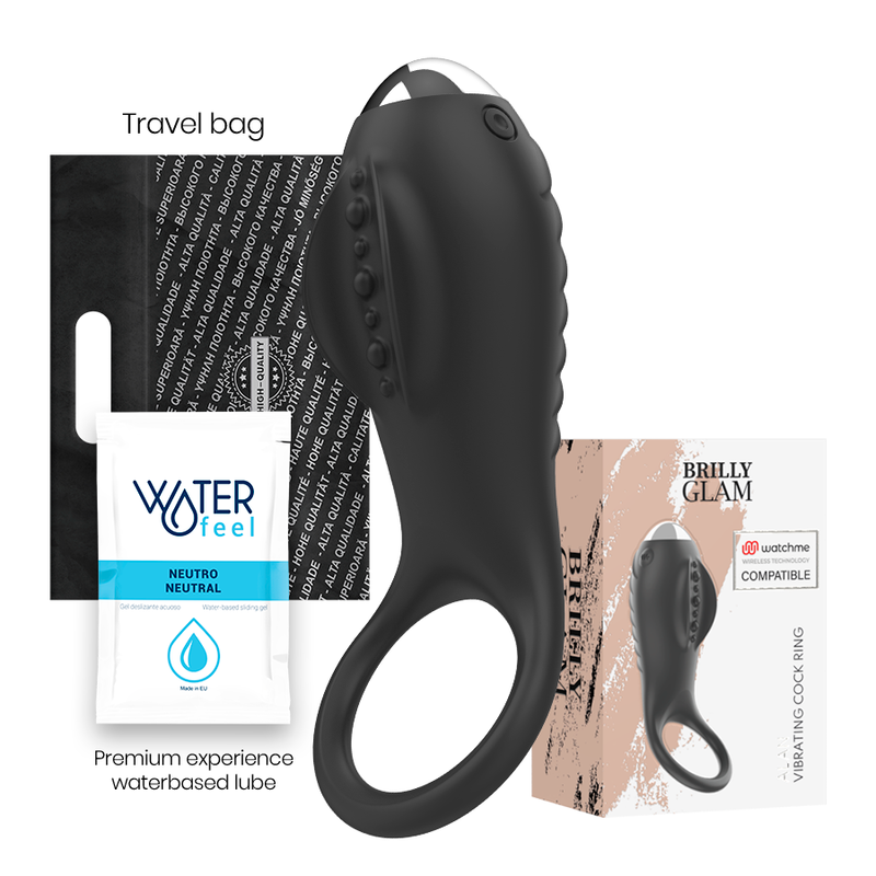 Ergonomia do Anel: Detalhe do anel de silicone flexível e do motor integrado texturizado para um estímulo clitoridiano focado. Diamora