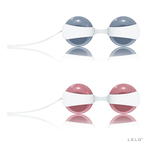 Fisioterapia Íntima Invisível, Saúde Pélvica e Autocuidado: Composição artística limpa e minimalista apresentando as bolas chinesas LELO Luna como o dispositivo de saúde essencial da Diamora para quem prioriza o bem-estar duradouro com total discrição.