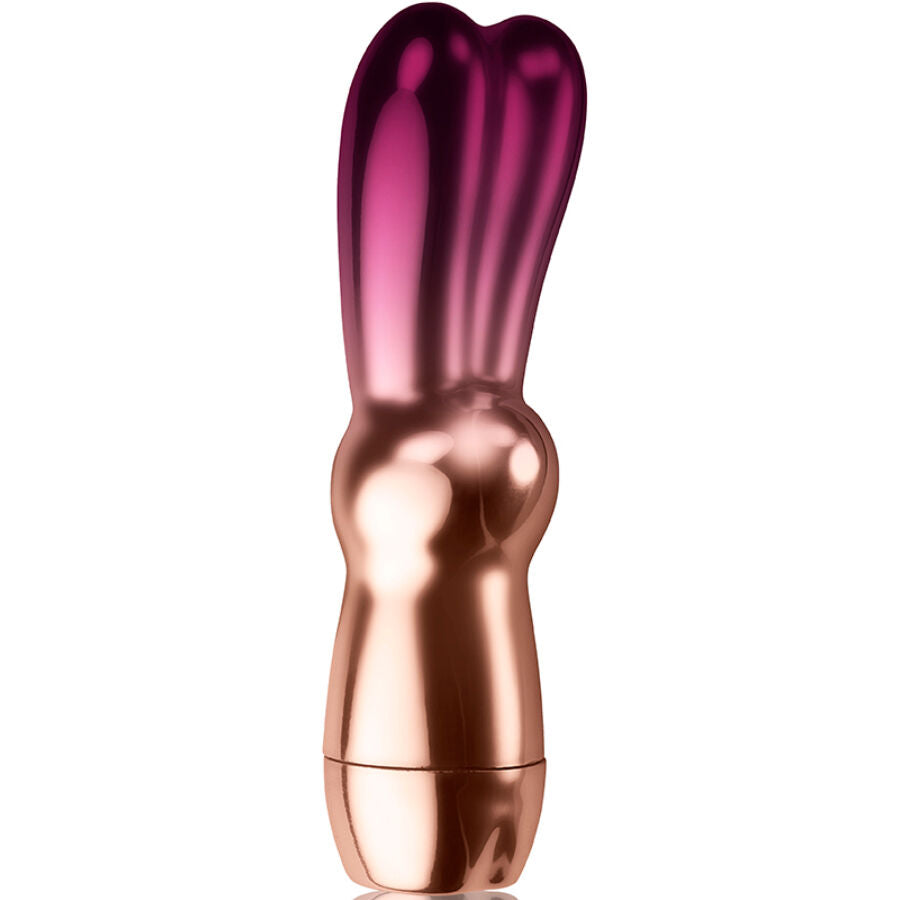 Formato Rabbit Ergonómico: Orelhas flexíveis e corpo curvado para o ponto G.