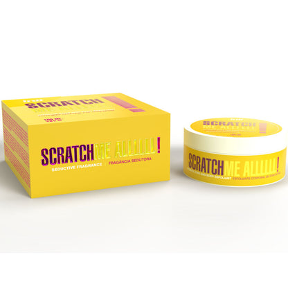 Gel Esfoliante Íntimo Intt Scratch Me All: Vista frontal do frasco elegante de 100 ml com o design premium da linha Releases, exibindo a imagem sofisticada do produto.