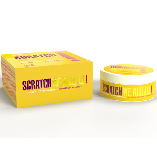 Gel Esfoliante Íntimo Intt Scratch Me All: Vista frontal do frasco elegante de 100 ml com o design premium da linha Releases, exibindo a imagem sofisticada do produto.