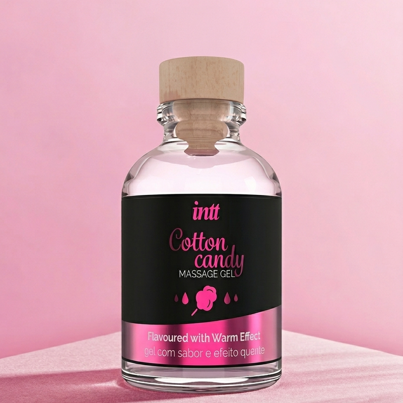 INTT Algodão Doce: O gel de massagem que une a doçura da infância ao calor do prazer adulto.