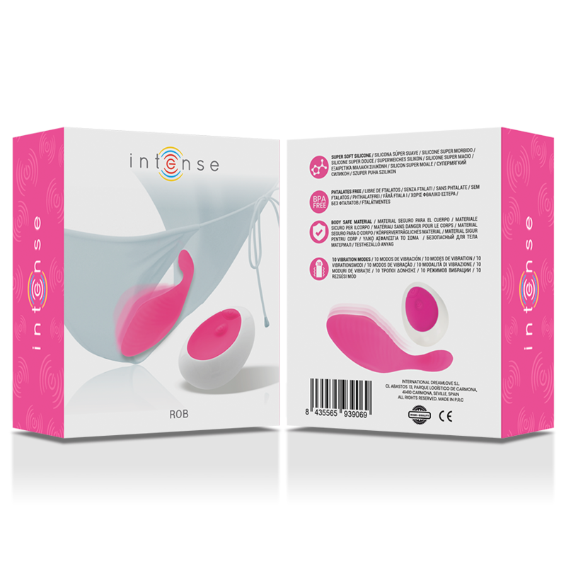 Intense Rob Pantie: O vibrador de lingerie que transforma qualquer saída num segredo vibrante. Diamora Portugal