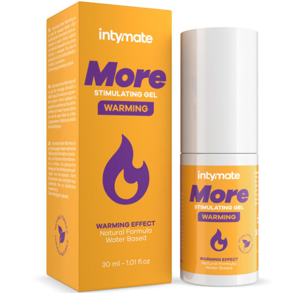 Intimateline Intymate Gel Calor: Fotografia editorial premium focando no frasco de 30 ml, destacando a elegância e a promessa de calor sensorial.