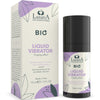 Intimateline Luxuria Gel Vibrante: Fotografia editorial premium destacando o frasco de 15 ml e a promessa de uma experiência vibrante e sensorial.
