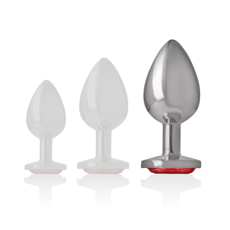 Joia Anal Intense com Cristal Vermelho L: