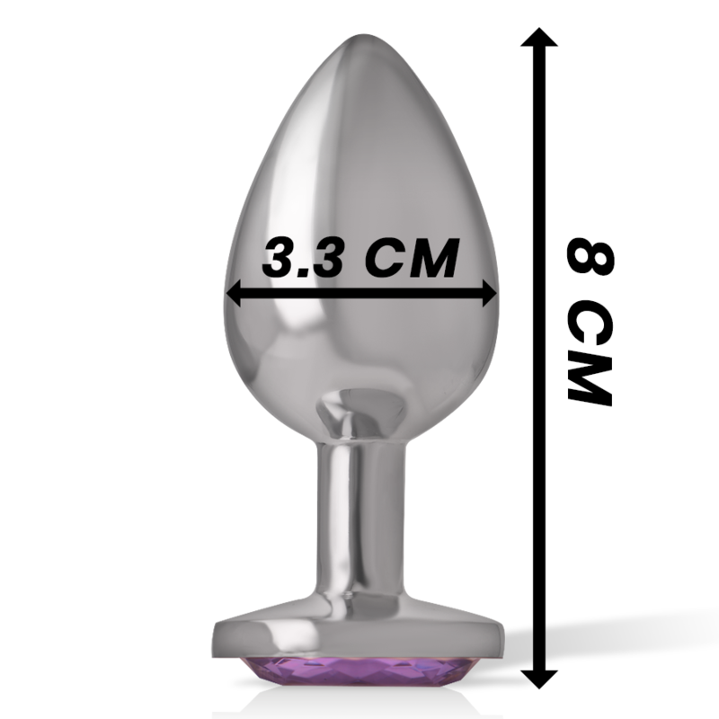 Joia Anal Intense com Cristal Violeta M