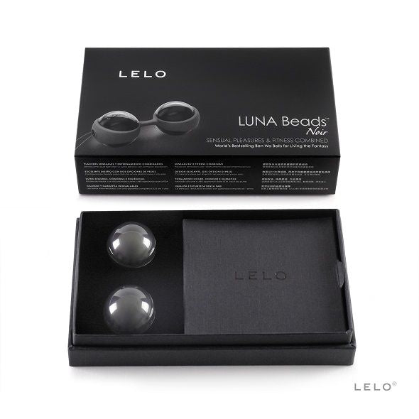 LELO LUNA Beads™ Noir: Esferas de Fortalecimento Pélvico | Diamora