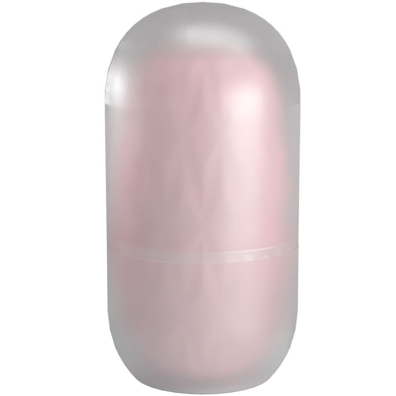 Masturbador Masculino Pretty Love Athena: Vista lateral do acessório ergonómico de silicone flexível em tom rosa aveludado, realçando as suas linhas limpas e discretas. Diamora