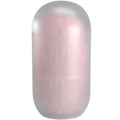Masturbador Masculino Pretty Love Athena: Vista lateral do acessório ergonómico de silicone flexível em tom rosa aveludado, realçando as suas linhas limpas e discretas. Diamora