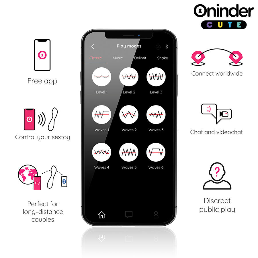 ONINDER CUTE: O vibrador inteligente que une design audaz e tecnologia Tapping. Diamora