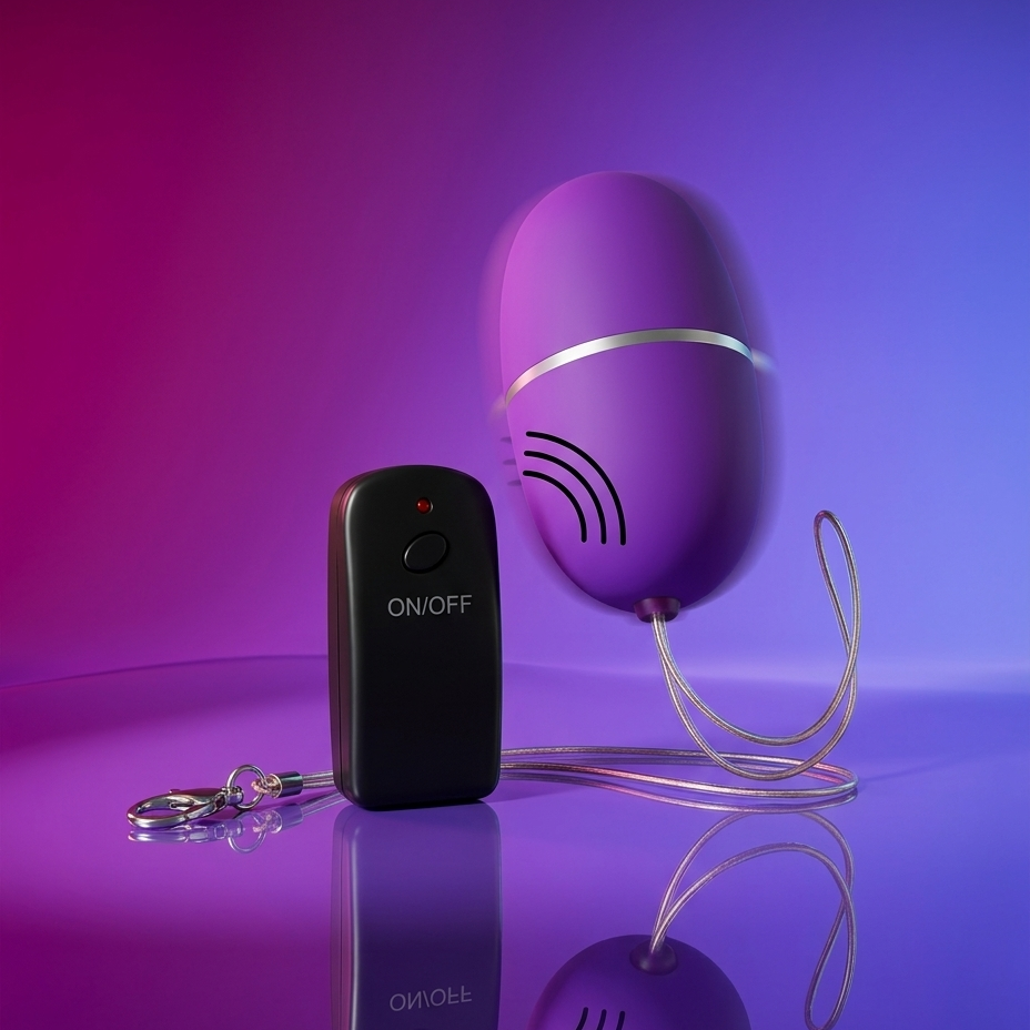 Ovo Vibrante Lilás Online: Potência e elegância sem fios para um prazer sem limites.