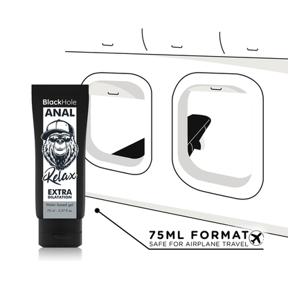 Pormenor do gel aquoso transparente para massagem anal.