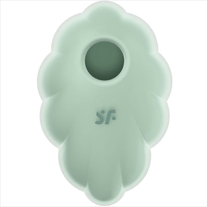 Precisão Anatómica com Estética de Alta Costura: Imagem em grande plano do bocal de silicone, comunicando visualmente o conforto e a suavidade da tecnologia Air-Pulse.
