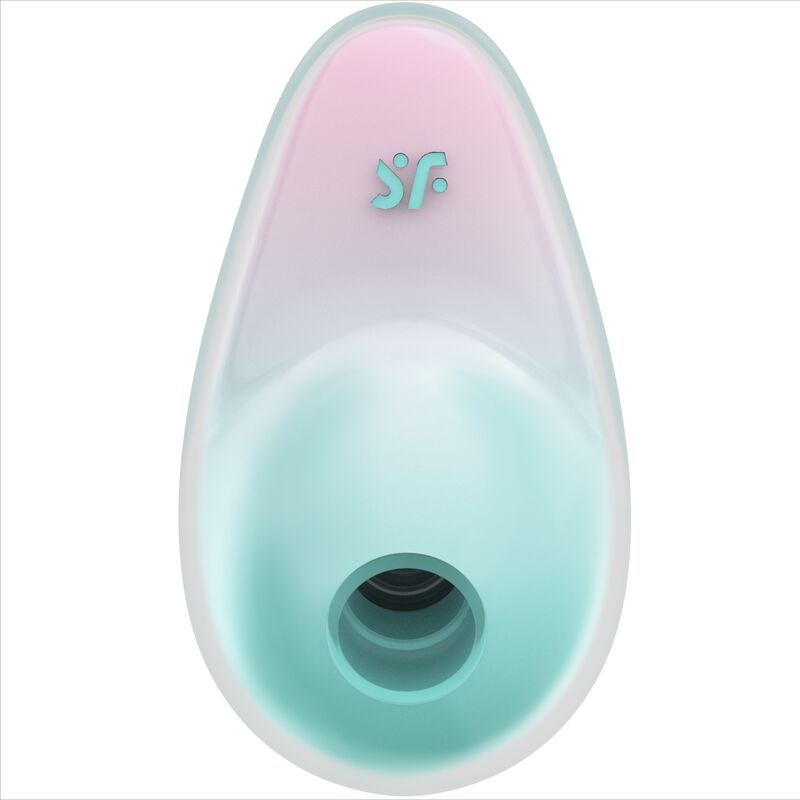 Precisão Técnica com Elegância: Imagem em grande plano do bocal de silicone, comunicando a suavidade do contacto e a eficácia da tecnologia Air-Pulse.