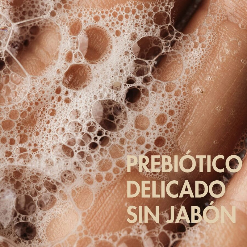 Proteção Ativa com Prebióticos: Infográfico clínico demonstrando os nutrientes prebióticos a fortalecer a barreira protetora da flora e a estabilizar o pH ácido natural contra fungos.
