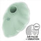 Satisfyer Cloud Dancer – Estimulador Clitoriano Ergonómico com Tecnologia Air-Pulse, Design Sinuoso, 11 Intensidades e Recarregável (Verde)