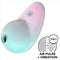 Satisfyer Pixie Dust – Estimulador Clitoriano por Ondas de Pressão Air-Pulse, Design Compacto e Ergonómico, 11 Intensidades e Recarregável (Azul)