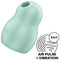 Satisfyer Pro To Go 1 – Estimulador Clitoriano por Ondas de Pressão Air-Pulse, Design Compacto e Ergonómico, 11 Intensidades e Recarregável (Verde)