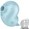 Satisfyer Sassy Seal – Estimulador Clitoriano por Ondas de Pressão Air-Pulse, Design Lúdico, 11 Intensidades e Recarregável (Azul)