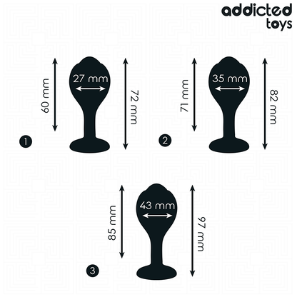 Sistema de Treino Progressivo e Seguro: Infográfico minimalista focado nas dimensões do kit, explicando visualmente como a transição do tamanho pequeno para o grande respeita a elasticidade natural da musculatura. Diamora