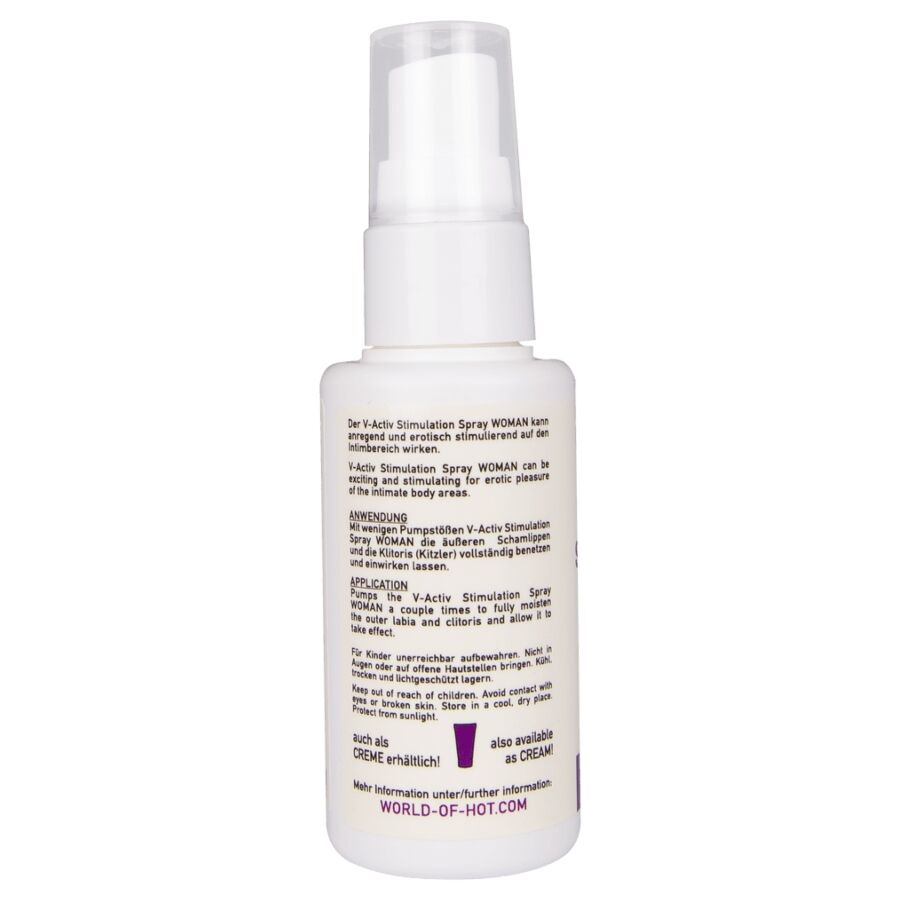 Spray Estimulante Vactiv HOT: Gel Sensibilizante Feminino 50ml | Diamora