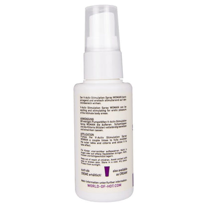 Spray Estimulante Vactiv HOT: Gel Sensibilizante Feminino 50ml | Diamora
