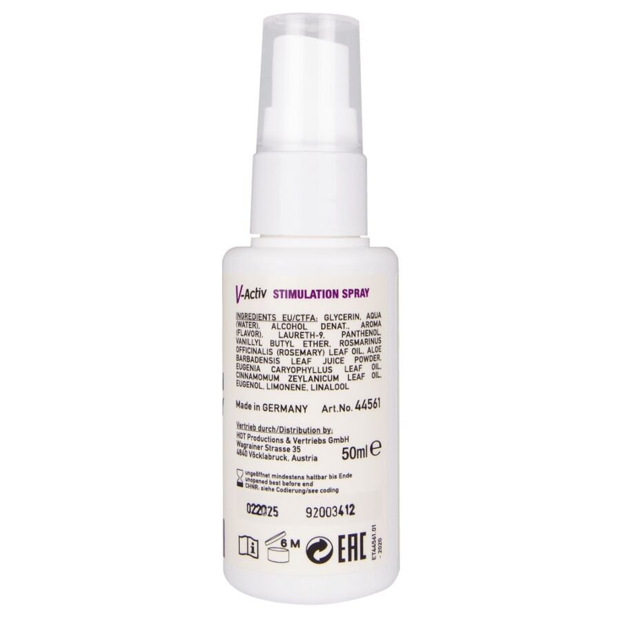 Spray Estimulante Vactiv HOT: Gel Sensibilizante Feminino 50ml | Diamora