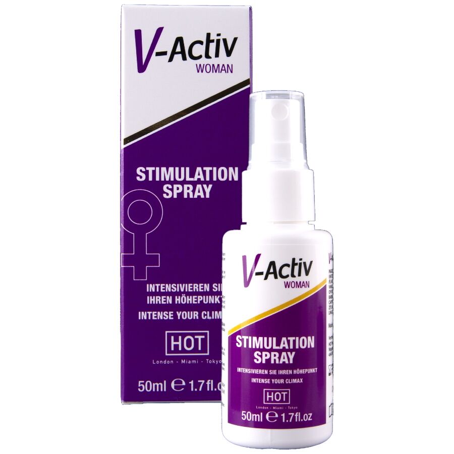 Spray Estimulante Vactiv HOT: Gel Sensibilizante Feminino 50ml | Diamora