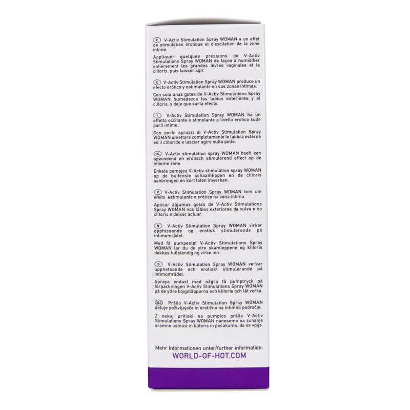 Spray Estimulante Vactiv HOT: Gel Sensibilizante Feminino 50ml | Diamora