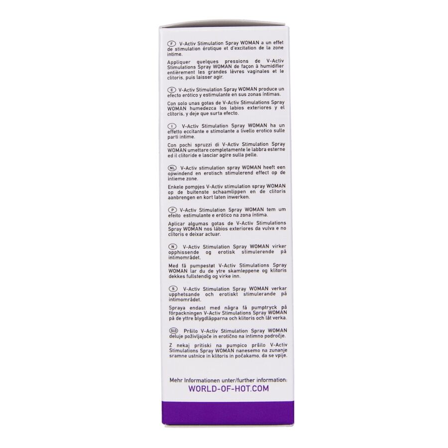 Spray Estimulante Vactiv HOT: Gel Sensibilizante Feminino 50ml | Diamora
