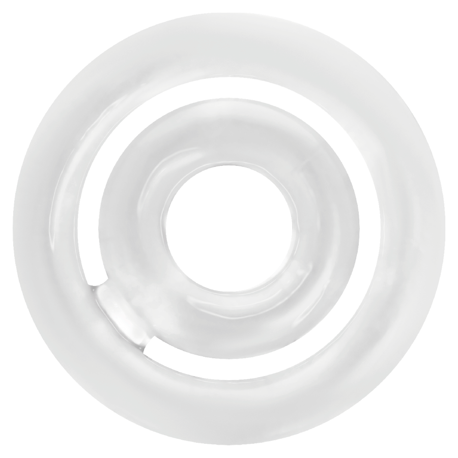 Ultra-Elasticidade: Detalhe que demonstra o rácio de expansão do silicone elástico, desenhado para se adaptar a qualquer anatomia.