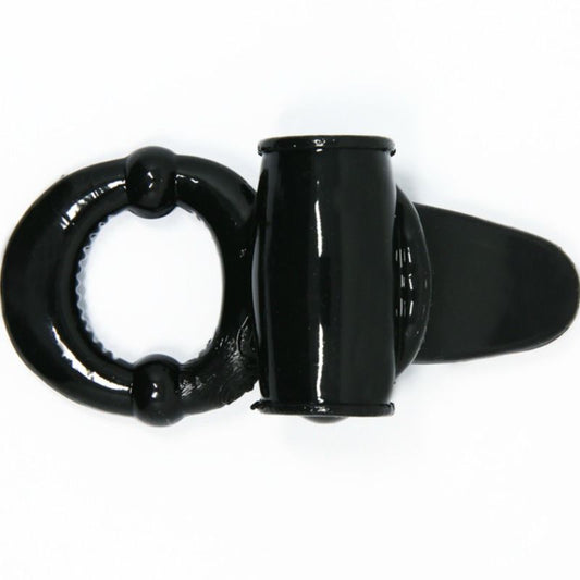 Unidade de Vibração Desencaixável: Demonstração da micro-bala vibratória a ser retirada do suporte elástico de silicone para uma higienização simples.