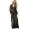 SUBBLIME – Vestido Longo de Mangas Compridas (Preto)